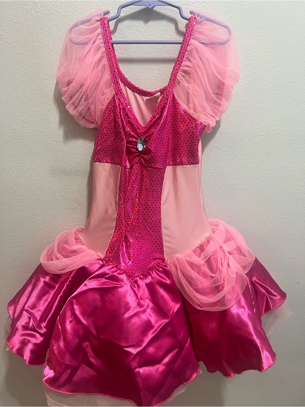 Girls Pink Fairy Princess Costume Dress Sz 6